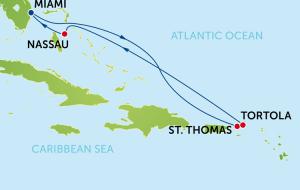 st. thomas cruise port map